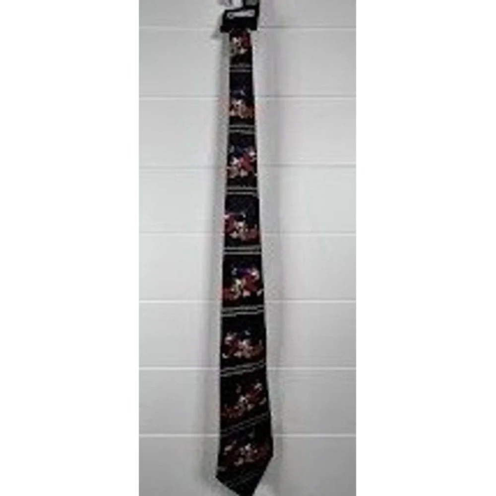 Disney Mickey Mouse and Friends Character Print Necktie Great Adventures Beach
